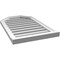 Ekena Millwork Octagonal Top Surface Mount PVC Gable Vent w/ 2"W x 2"P Brickmould Sill Frame, 20"W x 32"H GVPOT20X3203SF - alternate 2